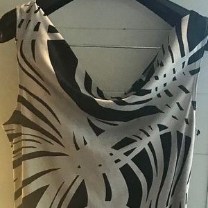 My Michelle Sleeveless Drape Neck Dress Size S